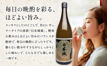酒 清酒 日本城 菊 1.8L