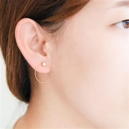K18イエローゴールド ダイヤモンドピアス(0.2ct) 43-6261【配送不可地域：離島・沖縄県】【1288192】