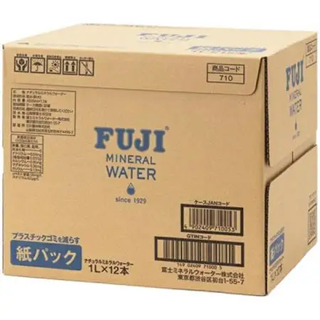 富士ミネラルウォーター　1L紙パック×12本入【配送不可地域：離島】【1298516】