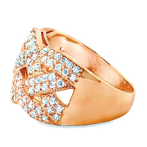 K18ＰＧ DIA RING  1.0CT      1本 RAAT-20DI-R 188-133