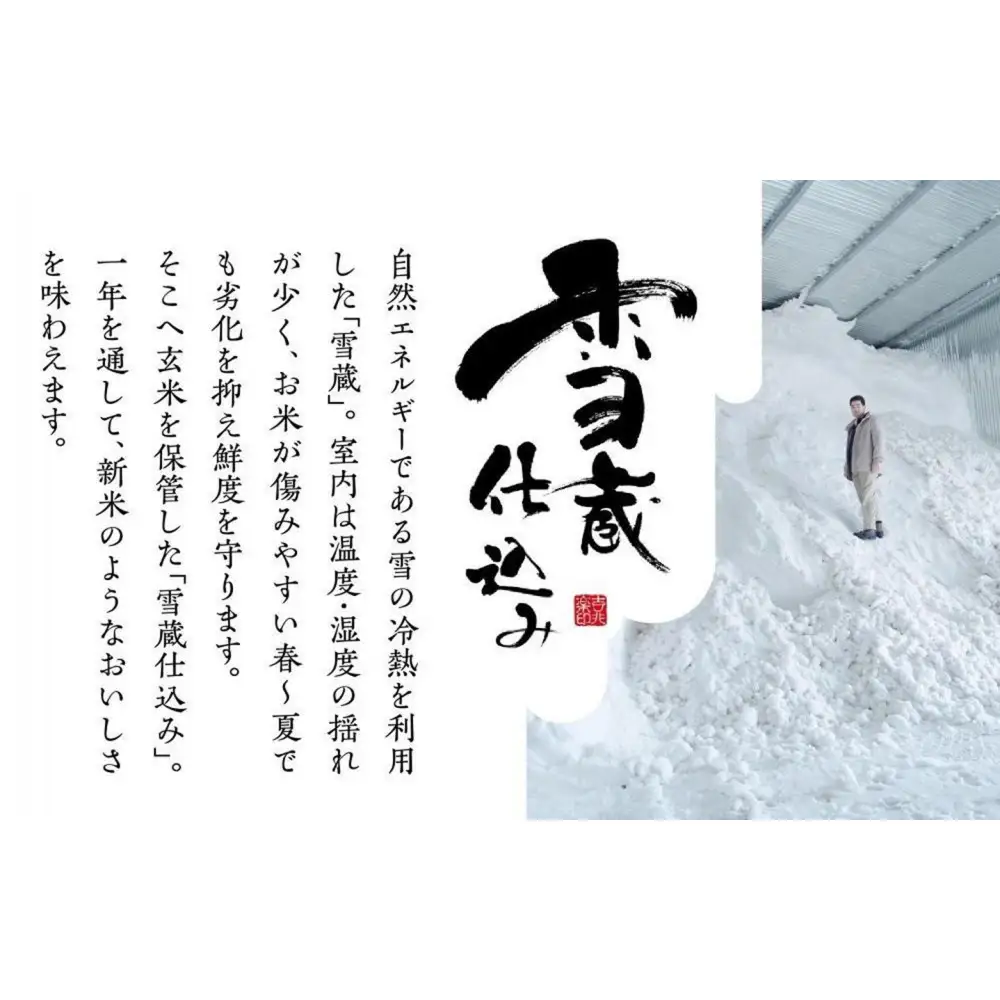 【定期便３回】（毎月下旬お届け）雪蔵氷温米 南魚沼産こしひかり２ｋｇ【高島屋選定品】【定期便 銘柄米 ブランド米 精米 こしひかり コシヒカリ 魚沼産 新潟米 産地直送 お米 米 こめ コメ ご飯 御飯 ごはん】
