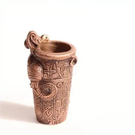 【Do_goods】縄文時代の神々を身近に　神像筒形土器の純銅ミニオブジェ　659-316【配送不可地域：離島】【1490531】