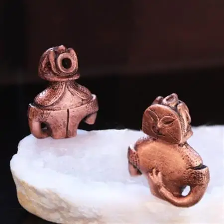【Do_goods】縄文時代のロマン　純銅製 「黒駒土偶」ネックレス  659-321【配送不可地域：離島】【1490654】