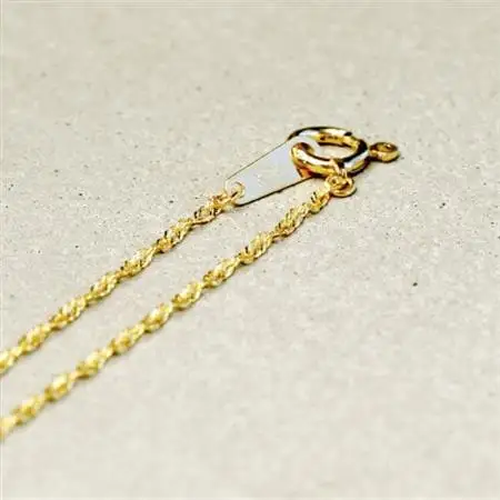 【山梨県】【ジュエリー】K24 pure gold/ピュアゴールド スクリュー ネックレス　1本【配送不可地域：離島・沖縄県】【1499450】