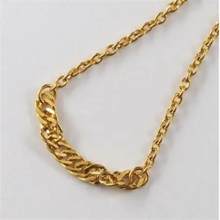 【山梨県】【ジュエリー】K24 pure gold/ピュアゴールド スクリュー チェーンリング　1本【配送不可地域：離島・沖縄県】【1508336】