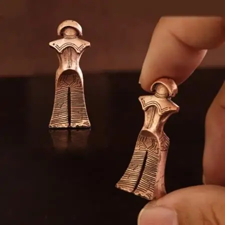 【縄文アクセサリーDo_goods】国宝土偶「縄文の女神」ミニオブジェ  659-338【配送不可地域：離島】【1534379】
