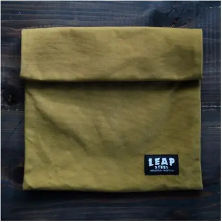 LEAPSTEEL 取っ手がとれる鉄フライパン3点セット ケース付(カーキ)キャンプ用品【配送不可地域：離島】【1550903】