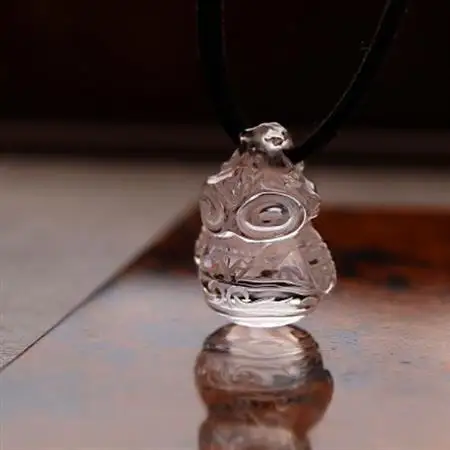 【縄文アクセサリーDo_goods】透明の輝きを身につける「水晶どぐりん」ペンダント　700-118【配送不可地域：離島・沖縄県】【1670990】