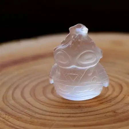 【縄文アクセサリーDo_goods】やわらかな輝き「フロスト水晶どぐりん」ペンダント　700-119【配送不可地域：離島・沖縄県】【1670991】
