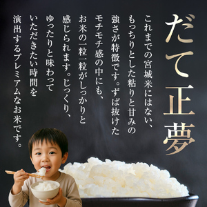 だて正夢　精米5kg　令和7年度産