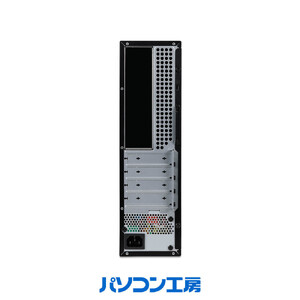 パソコン工房 4年間物損保証 スリムタワーデスクトップPC Ryzen 5/SSD/No.390