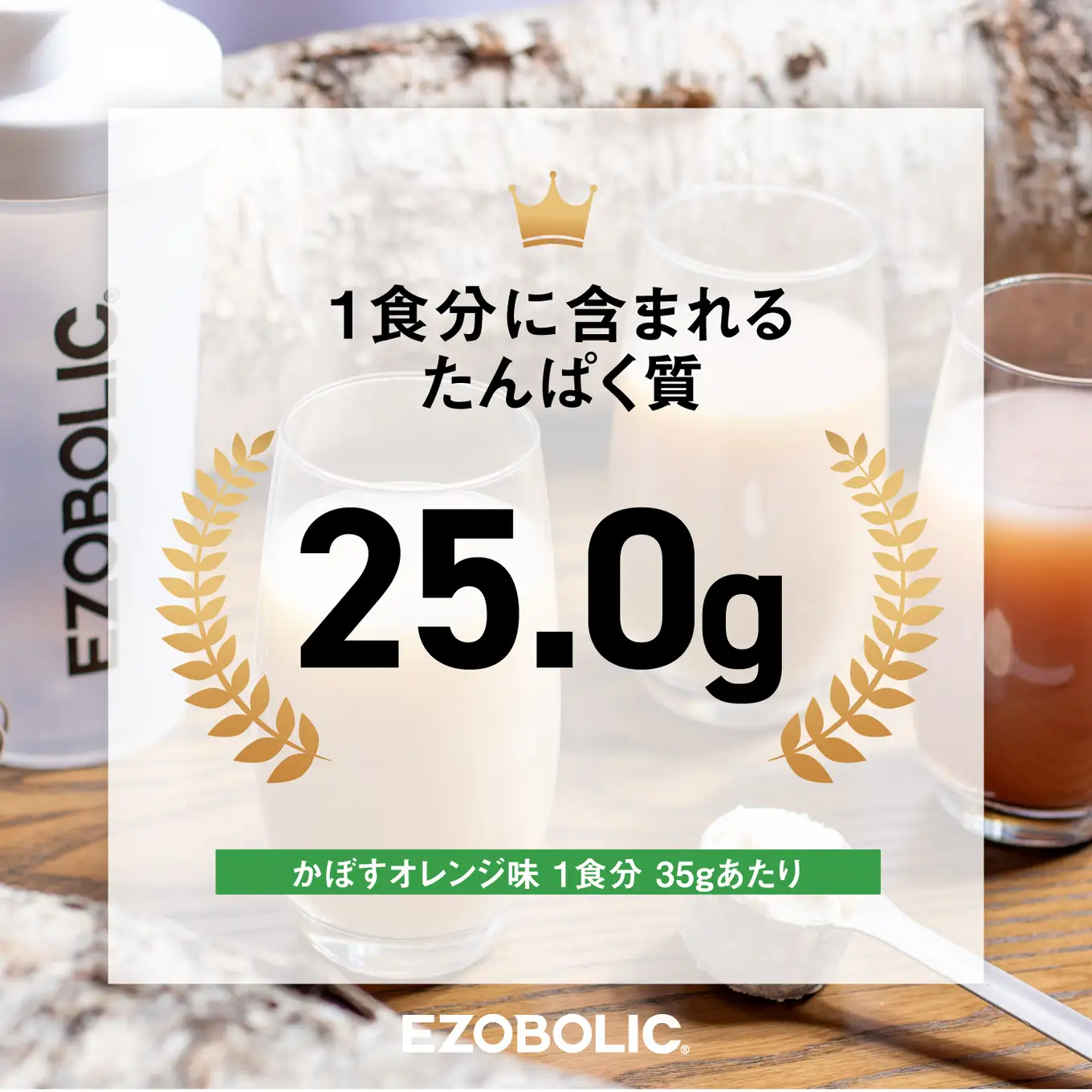 【定期便3回】かぼすオレンジ風味 EZOBOLIC プロテイン 3kg プロテイン LG