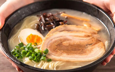 花山のラーメン 3食セット×２箱【豚骨ラーメン】【６食】 桂川町/株式会社木村食品[ADCG021]