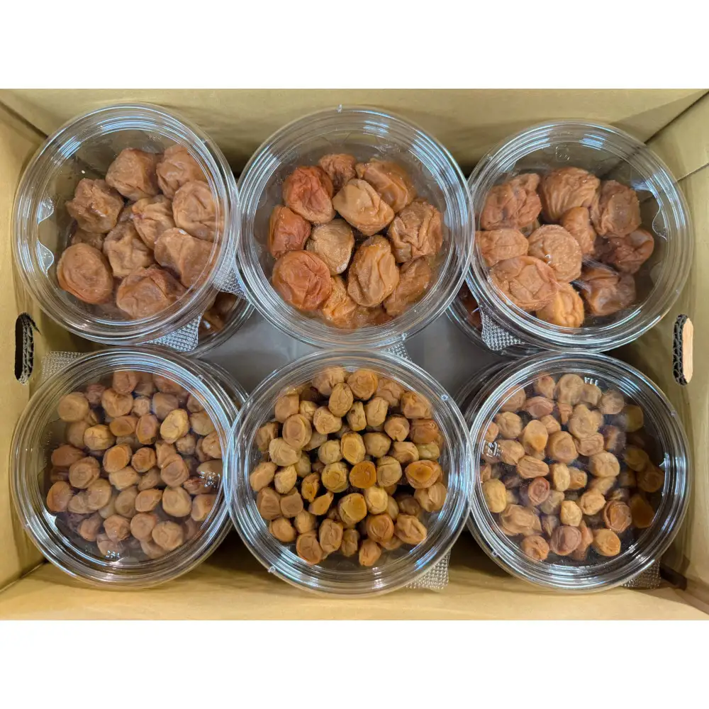 南高梅白干し 1.8kg (300g×6パック)と小梅白干し1.8kg（300g×6パック)セット