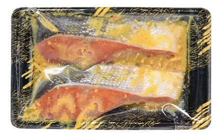 紅鮭西京漬け2切×6 (約960g） 紅鮭 海鮮 魚 漬魚 個包装 真空パック 小分け簡単 冷凍 おかず F5F-0244