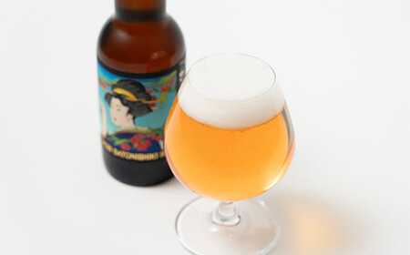 GOHOBI SATONISHIKI IPA （御褒美 佐藤錦 桜桃麦酒）2本ギフトボックスセット ビール クラフトビール お酒 酒  山形県産 アップサイクリング さくらんぼ 佐藤錦 at-skggx2