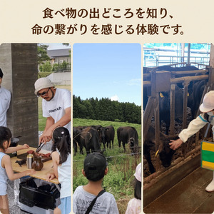 幻の和牛、無角和種に会いにいこう!！「見て・触れて・食べる」を2時間半でまるっと体験！【無角和種堪能ツアー】※体験チケット2名様分