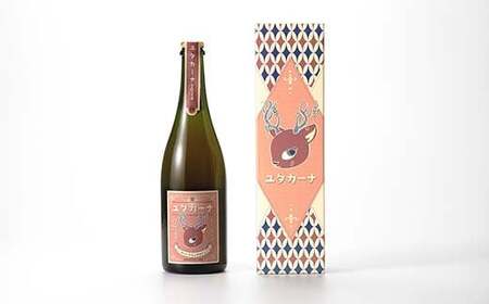 【ギフトBOX】飲みやすいロゼスパークリングワイン ユタカーナ（750ml）1本 専用ギフトボックス ぶどう ブドウ 葡萄 お酒 アルコール飲料 プレゼント ピノ・ノワール ソーヴィニヨン・ブラン ロゼ F6P-3163