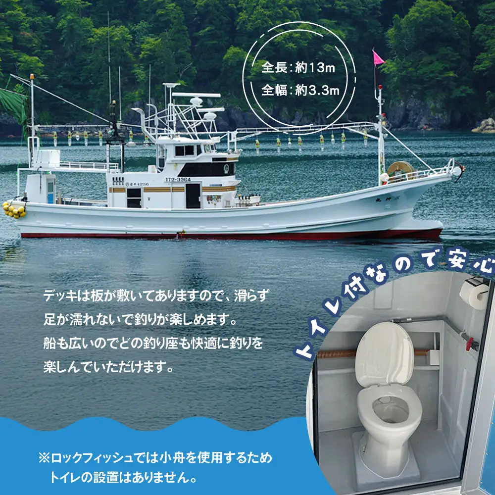 fn-74-001 めざせ爆釣！荒神丸釣り船乗船券（1名様分） 荒神丸