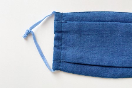 あまべ藍ガーゼマスク（レギュラーサイズ）１枚＋あまべ藍マスクインナー３枚セット