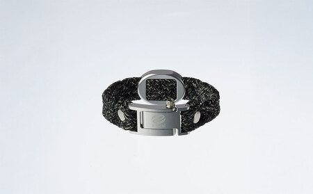【Size17cm】ザオラル・リカバリーαバンド BK/SI｜横浜市 高機能 ブレスレット アクセサリー APY0014VC01