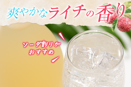 酒 リキュール 産地めぐり ライチ お酒 720ml 6本 E266