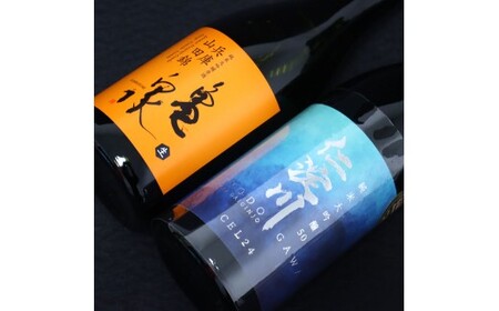 仁淀川純大吟50%CEL24と亀泉純大吟兵庫山田錦 2本 [BQDF009]