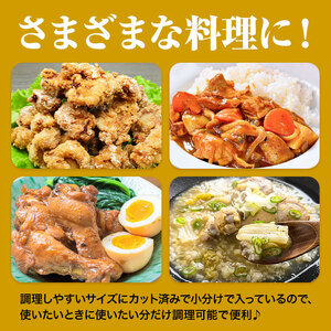 【3ヶ月定期便】 九州産 若鶏もも肉（310g×3袋）・手羽元（500g×5袋）セット 計3.43kg 鶏肉 お肉 モモ肉 もも肉 手羽先 2種類 小分け 冷凍 九州産 国産 熊本県 菊池市 送料無料《お申込み翌月から出荷》