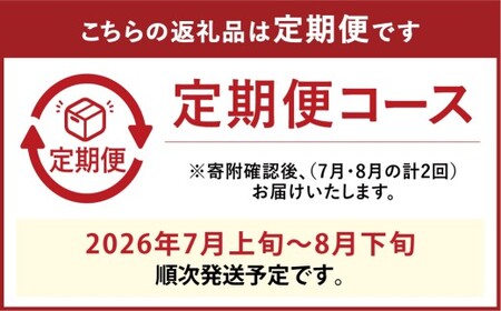 [HS]【2回定期便】温室 シャインマスカット 晴王 1房 約600g【2026年7月上旬～8月下旬発送予定】マスカット 葡萄 ぶどう ブドウ フルーツ 果物 くだもの デザート 冷蔵 岡山県 倉敷市