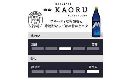 球磨焼酎 「 白岳KAORU 星空ボトル 900ml 」 3本 焼酎 お酒 酒 アルコール 米焼酎 白岳 KAORU 白髪岳 フルーティ 吟醸香