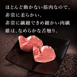 9ヶ月 定期便 常陸牛A5 上質フィレミニヨンステーキ 150g × 3枚 9回 ＜木箱入り・特製タレ／マスタード付き＞肉のイイジマ 茨城県 水戸市（DU-168）