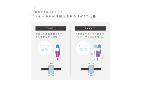 MIVIOS 2WAY腹筋ローラー/MVS500[AOAB199]