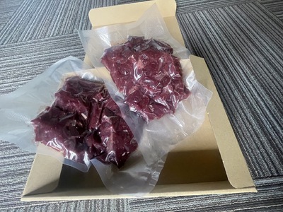 エゾ鹿肉（ペット用）1kg(AO0001)