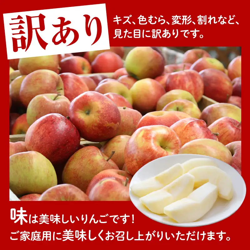先行予約 令和8年産 訳あり りんご 品種 お任せ 約5kg りんご