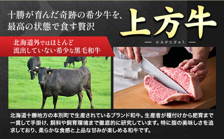 十勝産 黒毛和牛 上方牛 味付けカルビ 500g 上方牧場《30日以内に出荷予定(土日祝除く)》北海道 本別町 肉 送料無料 カルビ 味付き 焼肉 惣菜