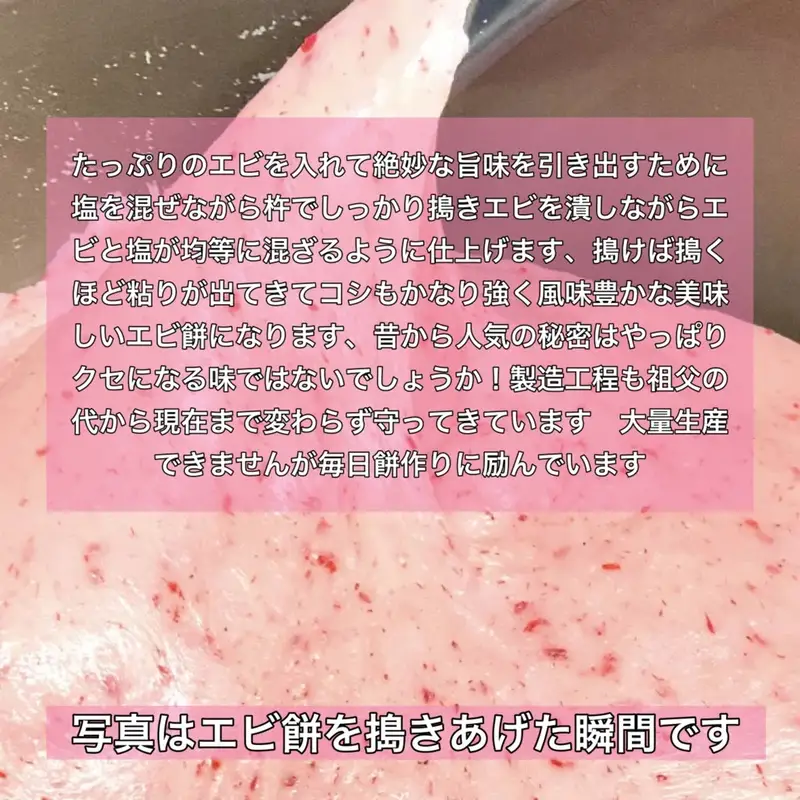 餅 えび 1㎏ 杵つき餅【ibuk0008】
