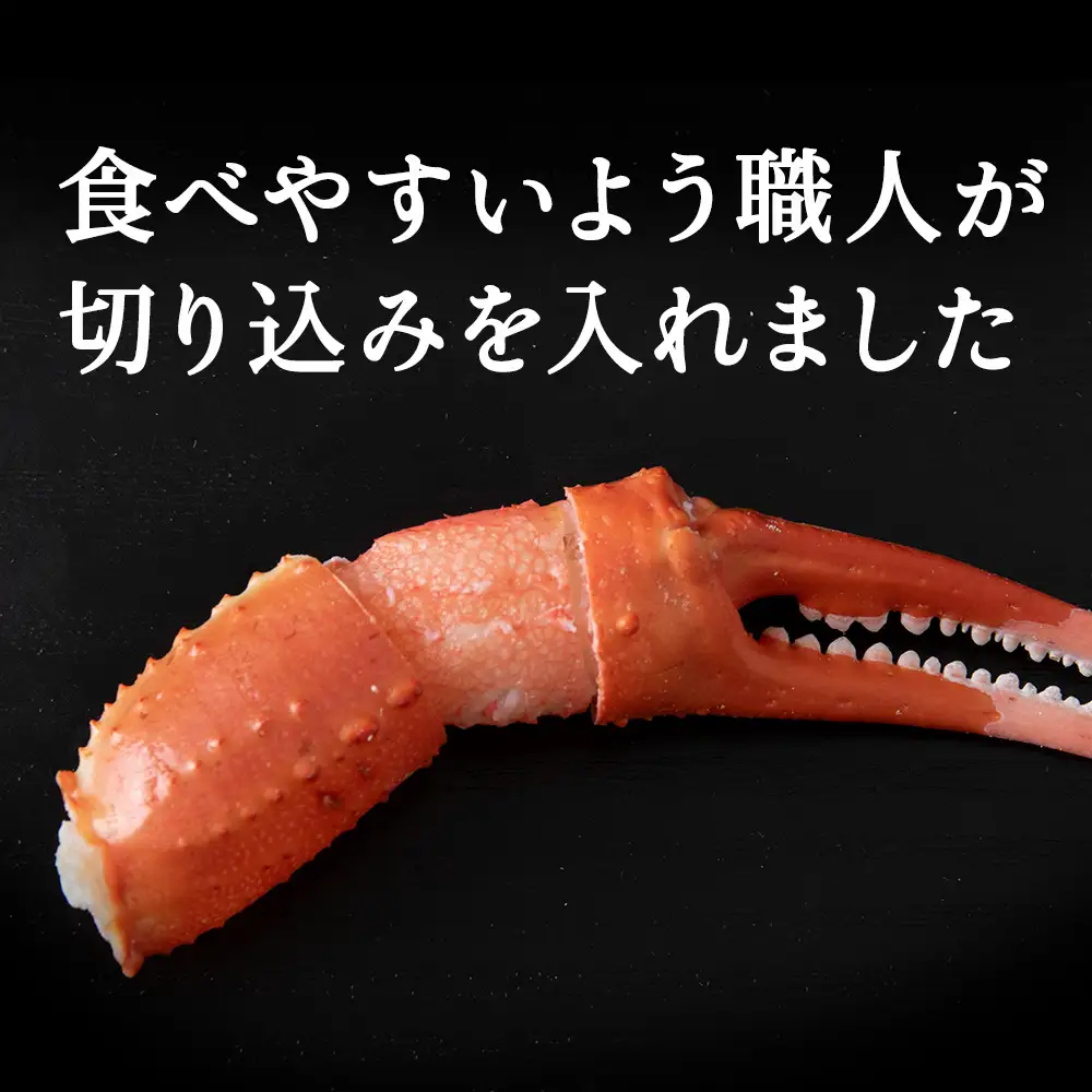 「ボイル紅ずわいツメ500gと刺身ほたて200g」セット