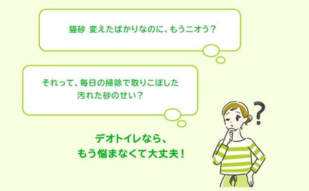 猫 トイレ デオトイレ 4L×4袋 3ヶ月定期便 緑茶成分入り消臭・抗菌サンド 静岡県 島田市