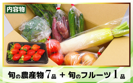 JAむなかた農産物直売所よりお届け！福津・むなかた旬の野菜と果物　計8品[H2275]
