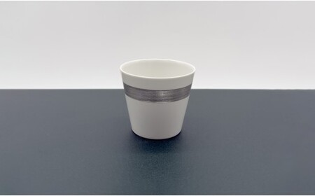 有田焼 輝くシリーズ スタイリッシュ！ フリーカップ ペアセット ゴールド&プラチナ【上福窯】食器 器 うつわ 和モダン カップ コップ 2個 セット ペア 40000円 A40-425