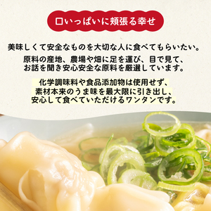 【3か月定期便】paoの無添加餃子「肉ワンタン」550g(約65個) 全3回お届け 惣菜 冷凍 国産野菜 中華 点心 おかず スープ 揚げ物 揚げワンタン 化学調味料不使用 食品添加物不使用 058016