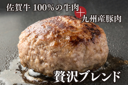 網目入り！佐賀牛合挽生ハンバーグ 10個セット(140g×10P) (H112343)