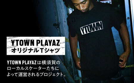 【Mサイズ】YTOWN BOX LOGO TEE BLACK【YTOWN】[AKIK001-2]