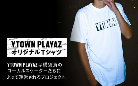 【Mサイズ】YTOWN BOX LOGO TEE WHITE【YTOWN】[AKIK002-2]