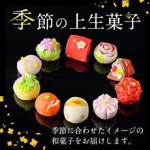 i246-f 【父の日ギフト】季節の上生菓子セット(10個) お菓子 和菓子 生菓子 四季 ギフト 贈り物 和スイーツ お祝い 個包装 冷凍 父の日 プレゼント ギフト 贈答 【リッチモン松元】