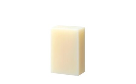 【 マツリカサボン 】 オーガニック石けん （ピュアベビー） 75g 1個 ご自宅用 / オーガニック 生せっけん 自然素材 石鹸 岡山 真庭 蒜山 肌にやさしい こだわり 手作り 無添加 無香料 洗顔 MATSURIKA SAVON 【savon016-01】