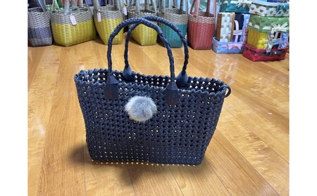 バッグ クラフトおしゃれかごバッグ 雑貨 ファッション オシャレ 赤リボン