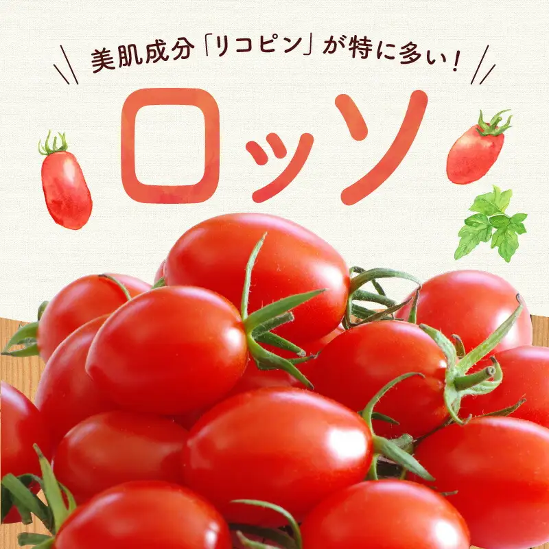 【先行予約】フルーツのように甘いミニトマト2種 各500g トマトベリー & Nicoロッソ_Y124-0020