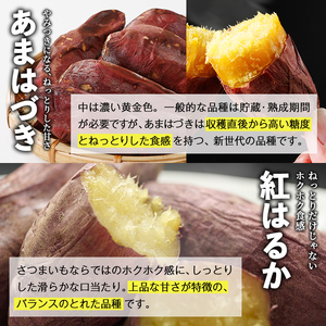 ＜先行予約受付中！2026年10月から順次発送予定＞冷凍 焼き芋 食べ比べ セット(あまはづき・紅はるか・500g×各2袋)冷凍 焼芋 焼き芋 やきいも さつまいも さつま芋 レンジ小分け おやつ 宮崎県 門川町【YO-24】【株式会社 陽】