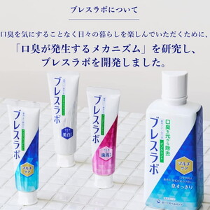 ブレスラボ マウスウォッシュ マルチケア ダブルミント 450ml 3本セット | 歯磨き粉 歯磨き ハミガキ デンタルケア フッ素 虫歯予防 口臭予防 歯周病予防 日本製